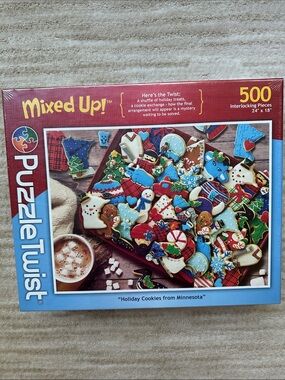 PuzzleTwist Holiday Cookies from Minnesota Mixed Up! Puzzle Cookies 500-Piece
